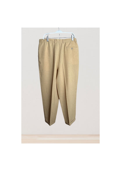 Pantalon tailleur jaune automne - occasion