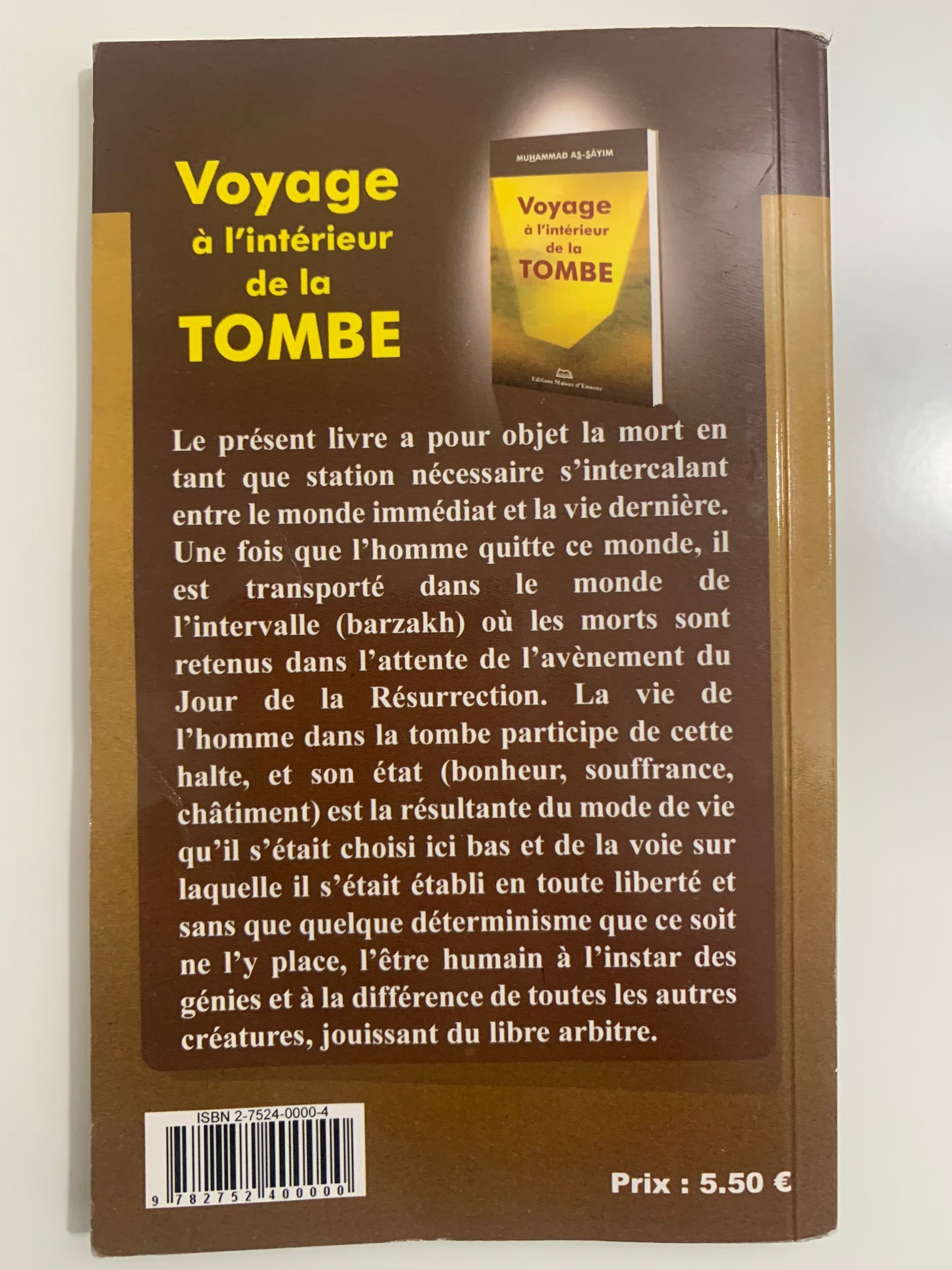 Occasion - Voyage à l'intérieur de la tombe