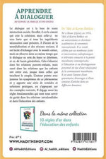 Derniere de couverture Apprendre à dialoguer au sein de la famille et du couple