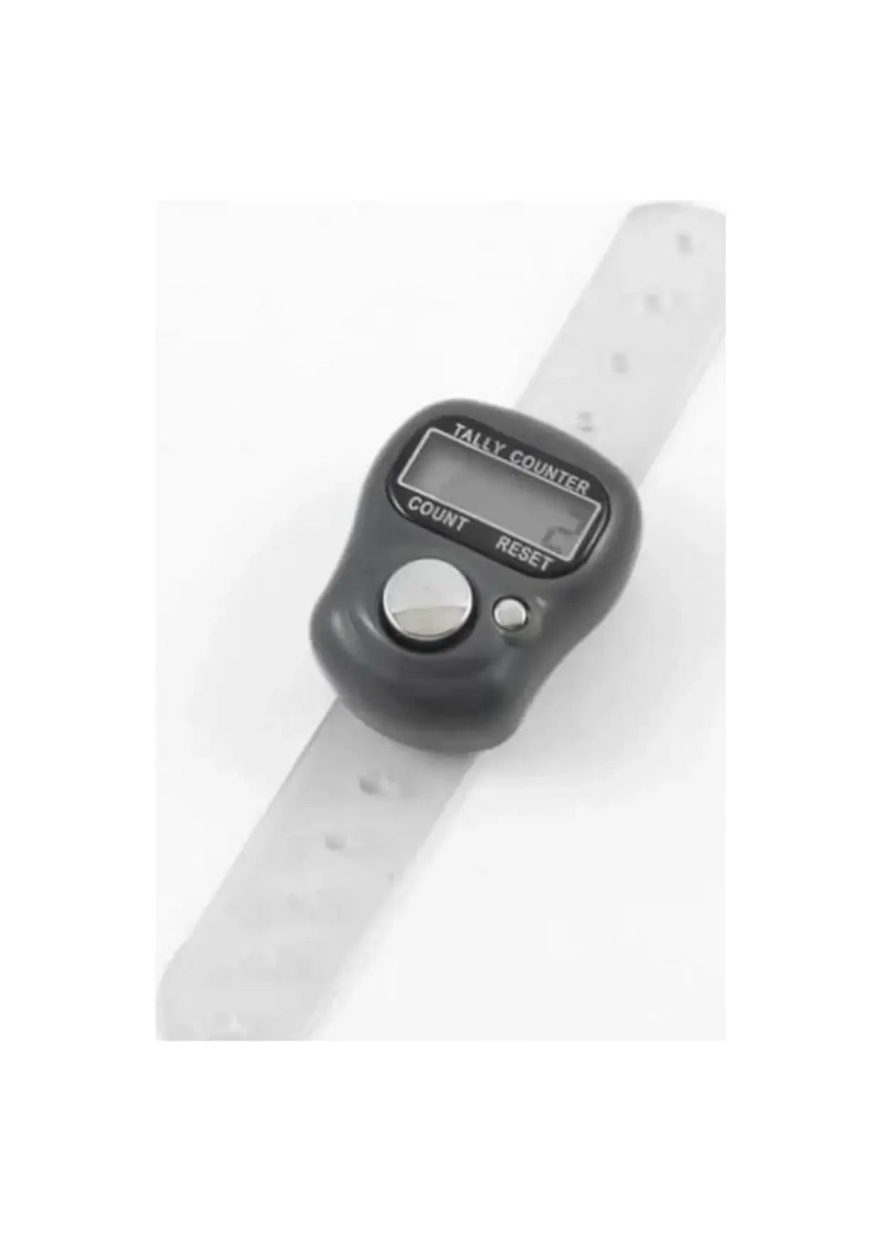 Compteur digital portable noir pour dhikr avec écran LCD et bracelet ajustable






