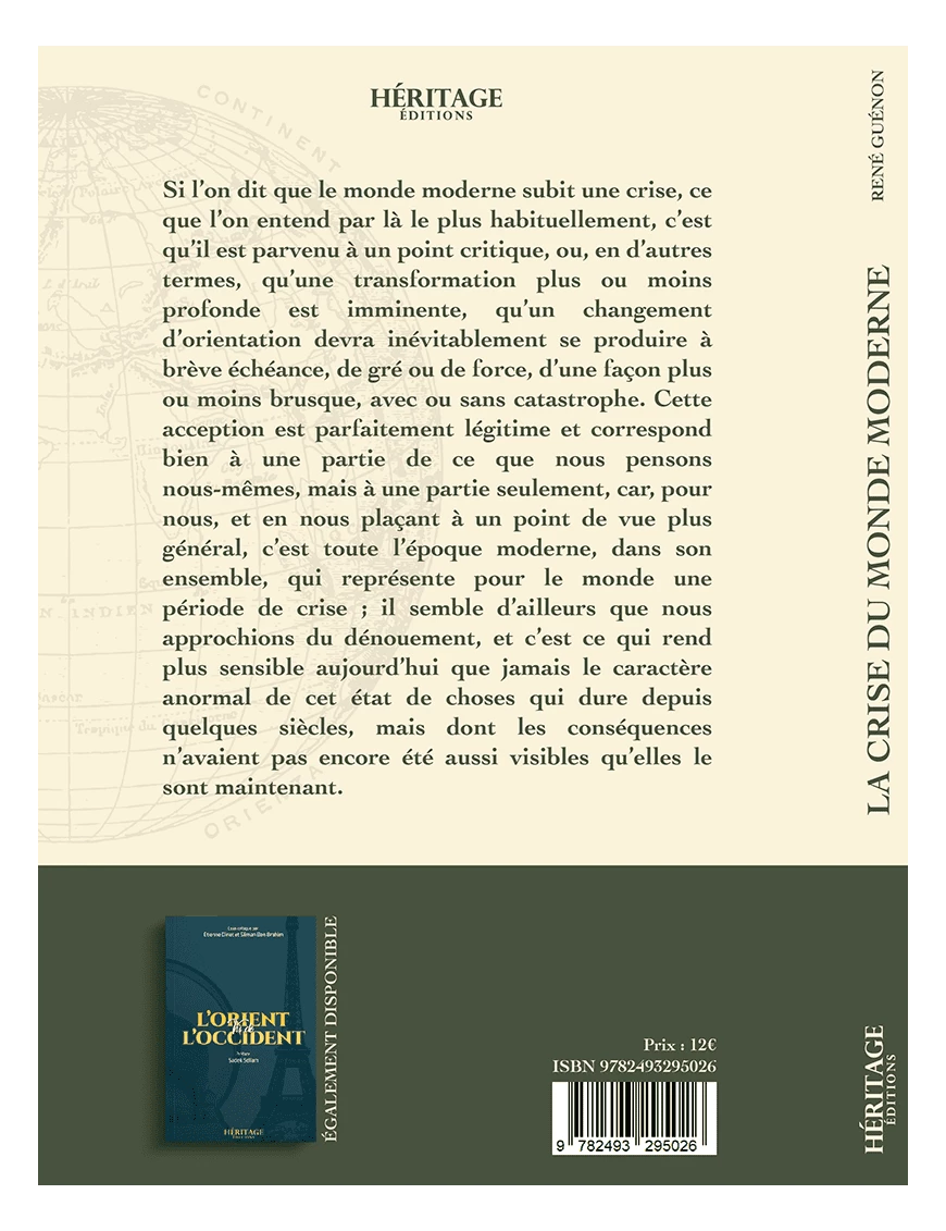La crise du monde moderne