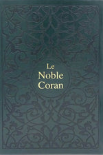 Noble Coran bilingue grand format vert cadeau islamique