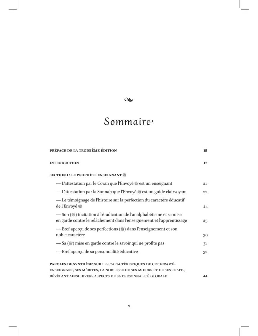 Le Prophète enseignant et ses méthodes d'enseignement