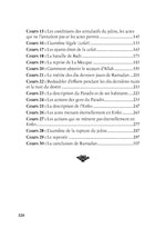 Table des matières en français listant les cours sur le jeûne et le Ramadan édition 2024.