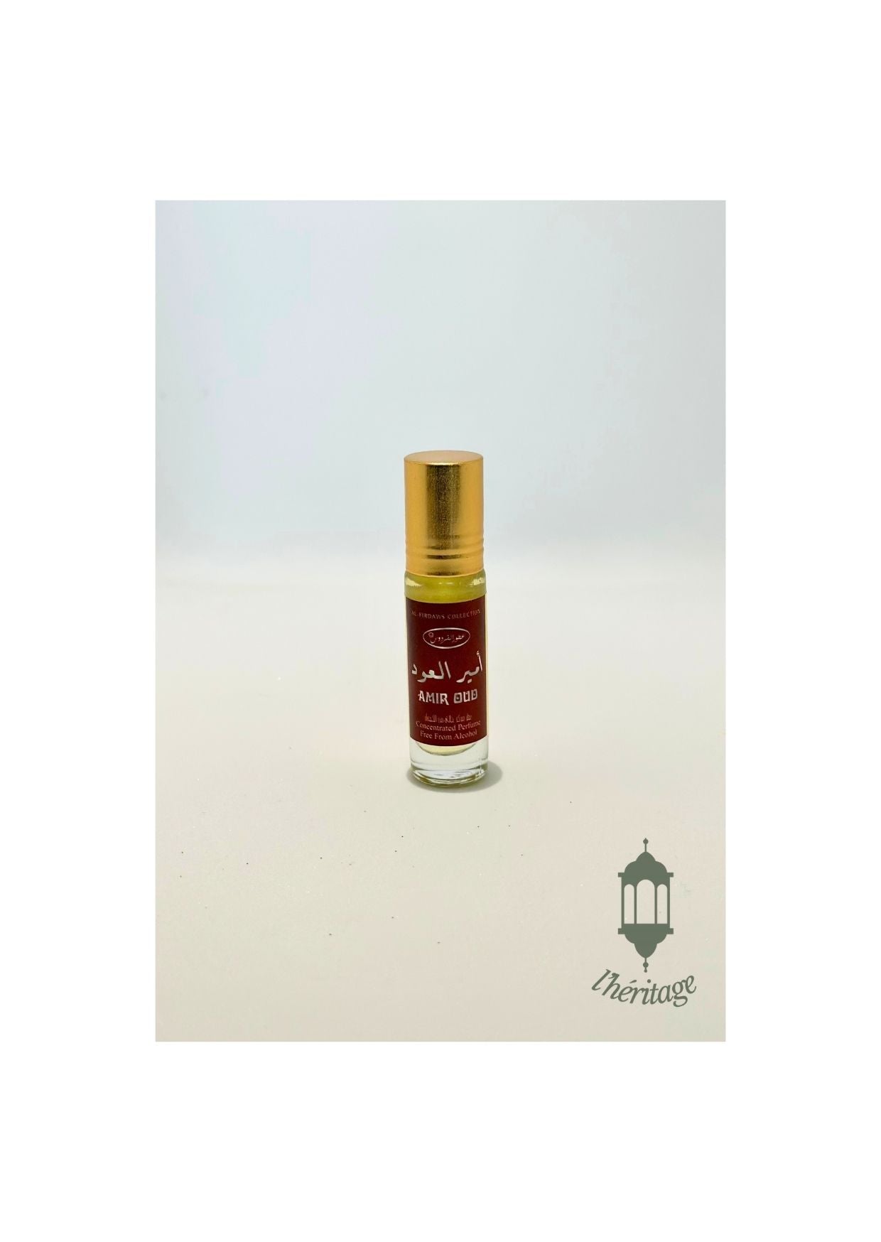 Flacon de Musc Amir Oud, parfum concentré sans alcool pour homme et femme