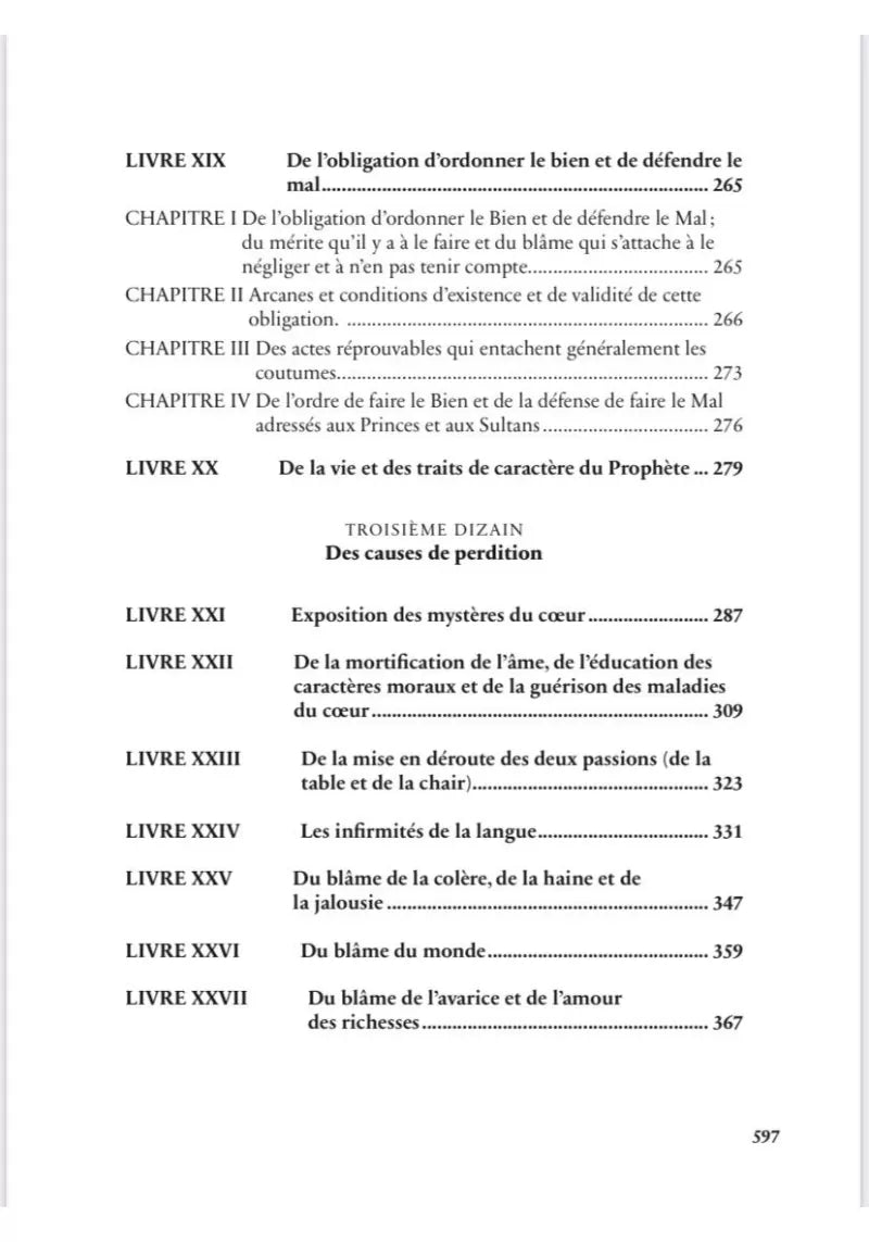 Vivification des sciences de la foi - Abrégé de Ihya 'ulum Al din
